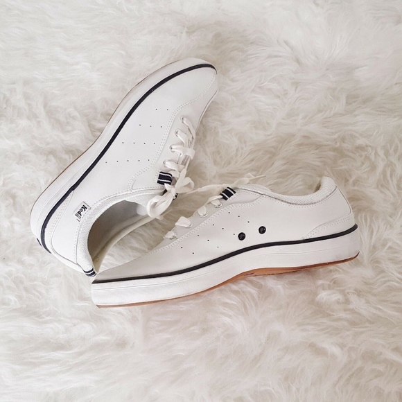 Keds Shoes - Keds Shoes 9 White Leather Lace Up Rubber Sole
